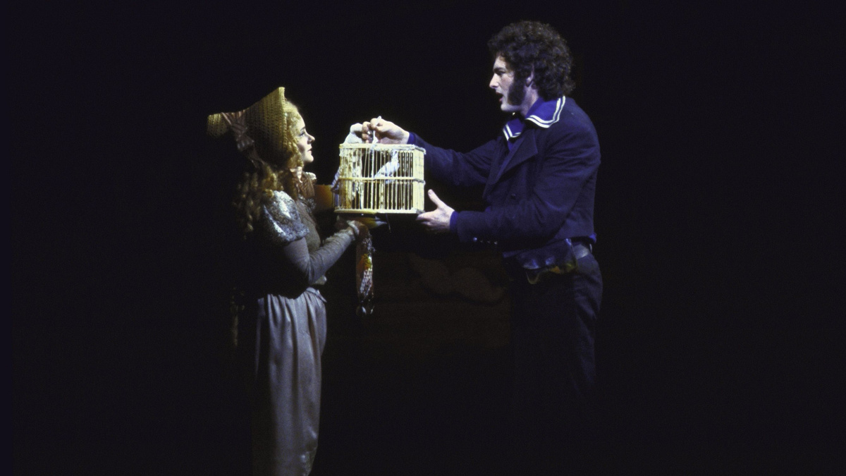 Show Photo - 1979 Sweeney Todd - Sarah Rice - Victor Garber - 1/24 - Photo by Martha Swope/New York Public Library for the Performing Arts